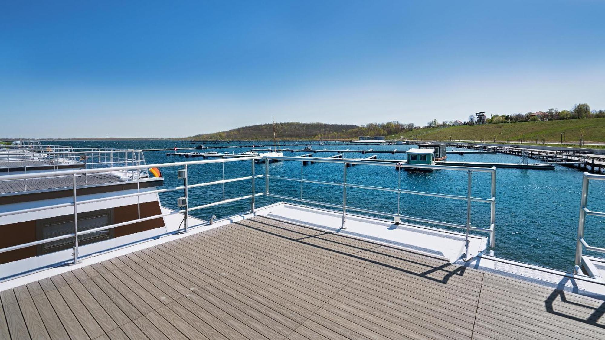 Geiseltalsee Hausboot - Floating House - Hausboot Junior Braunsbedra Zewnętrze zdjęcie